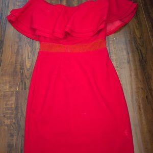 BRAND NEW TIGHT RED DRESS NEVER WORN